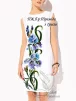 Сукня без рукавів "Піраміда з ірисів"  - 1
