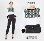 Рубашка жіноча комбінована РЖК-012