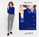 Рубашка жіноча комбінована РЖК-015В