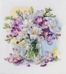 Набір для вишивки хрестиком "Перший букет"