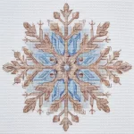 Набір для вишивки хрестиком "Холодний візерунок"