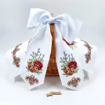 Бант на кошик, БК-091 (з намистинами)