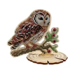 Фігурка інтер'єрна з серії "Птахи України - сова" ФІН-110