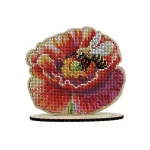 Фігурка інтер'єрна з серії "Квіти України -мак" ФІН-116