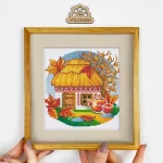 Набір для вишивки хрестиком "Українська хатинка. Листопад", VC-011