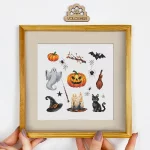 Набір для вишивки хрестиком, "Семплер Гелловін" VC-048