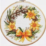 Набір для вишивки хрестиком, "Весняний віночок" VC-052
