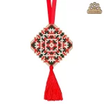 Брелок для вишивки хрестиком на пластиковій канві "Натхнення", VPC_041