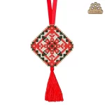 Брелок для вишивки хрестиком на пластиковій канві "Ти завжди зі мною", VPC_042