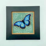 Картина на пластику "Синій метелик" YuMI_052