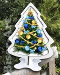 Ялинка на підставці і основі з ХДФ (2533001)