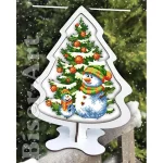 Ялинка на підставці і основі з ХДФ (2533003)