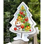 Ялинка на підставці і основі з ХДФ (2533009)