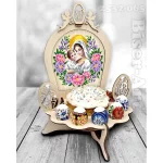 Підставка для паски та яєць під вишивку бісером (2532065)