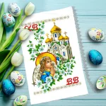 Рушник пасхальний для вишивки бісером (155)