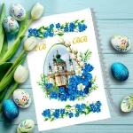 Рушник пасхальний для вишивки бісером (156)