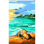 Схема вишивки бісером Море (4002)