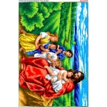 Схема для вишивки бісером  «Ісус і діти» (А3008)