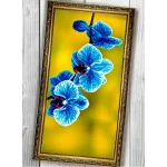 Схема вишивки бісером Блакитна орхідея (3060003)