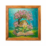 Набір для вишивки хрестиком "Весняна хатинка" VMC_1013