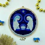 Інтер'єрна прикраса на дереві " Різдвяна колиска" YUMI_037_WF