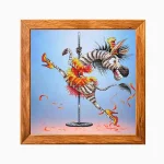 Набір для вишивки хрестиком "Зебра в танці" VMC_1028