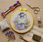 Набір для вишивки хрестиком "Весняний шафран" АНМ-097