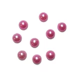 Напівнамистини пришивні, рожеві ( 8 мм)