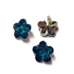 Каміння пришивне "Квітка", смарагдове