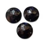 Каміння пришивне, 2 см, чорне 