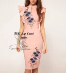 Сукня без рукавів "Сині тіні" 