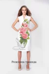 Сукня без рукавів "Розкішна троянда" 