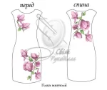 Сукня без рукавів "Гілка магнолії" 