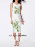 Сукня без рукавів "Білі квіти" 