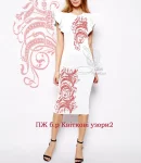 Сукня без рукавів "Квіткові узори-2" 