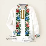 Дитяча сорочка для хлопчика "Бутон квітів" 