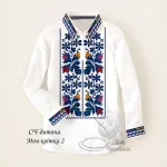 Дитяча сорочка для хлопчика "Моя квітка-2"