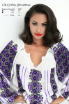 Сорочка  "Сусідка" (фіолетова)