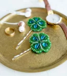 Набір для створення прикраси для волосся "Конюшина на удачу" 