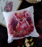 Набір для вишивки хрестиком наволочки "Маленька левиця" 