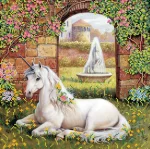 Схема під вишивку бісером " Єдиноріг" 