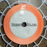 Стрічка атласна персикова