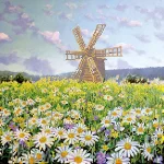 Схема під вишивку бісером "Млин" 