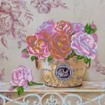 Схема під вишивку бісером "Паризькі квіти" 