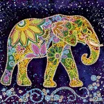 Схема під вишивку бісером "Індійський слон" 