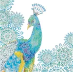 Схема під вишивку бісером "Візерунки блакиті" 