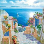Схема під вишивку бісером "Дорога до моря" 