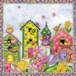 Схема під вишивку бісером "Дружні сусіди" 