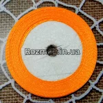 Стрічка атласна дуже яскраво-помаранчева