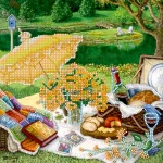 Схема під вишивку бісером "Липневий уік-енд" 